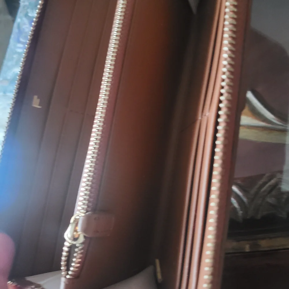 Frame Denim Tan Leather Men's Wallet